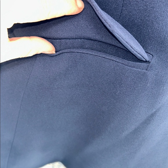 Cinq A Sept Women’s Roxie Contrast Trim Blazer In Navy Blue Size 6 - Picture 6 of 16